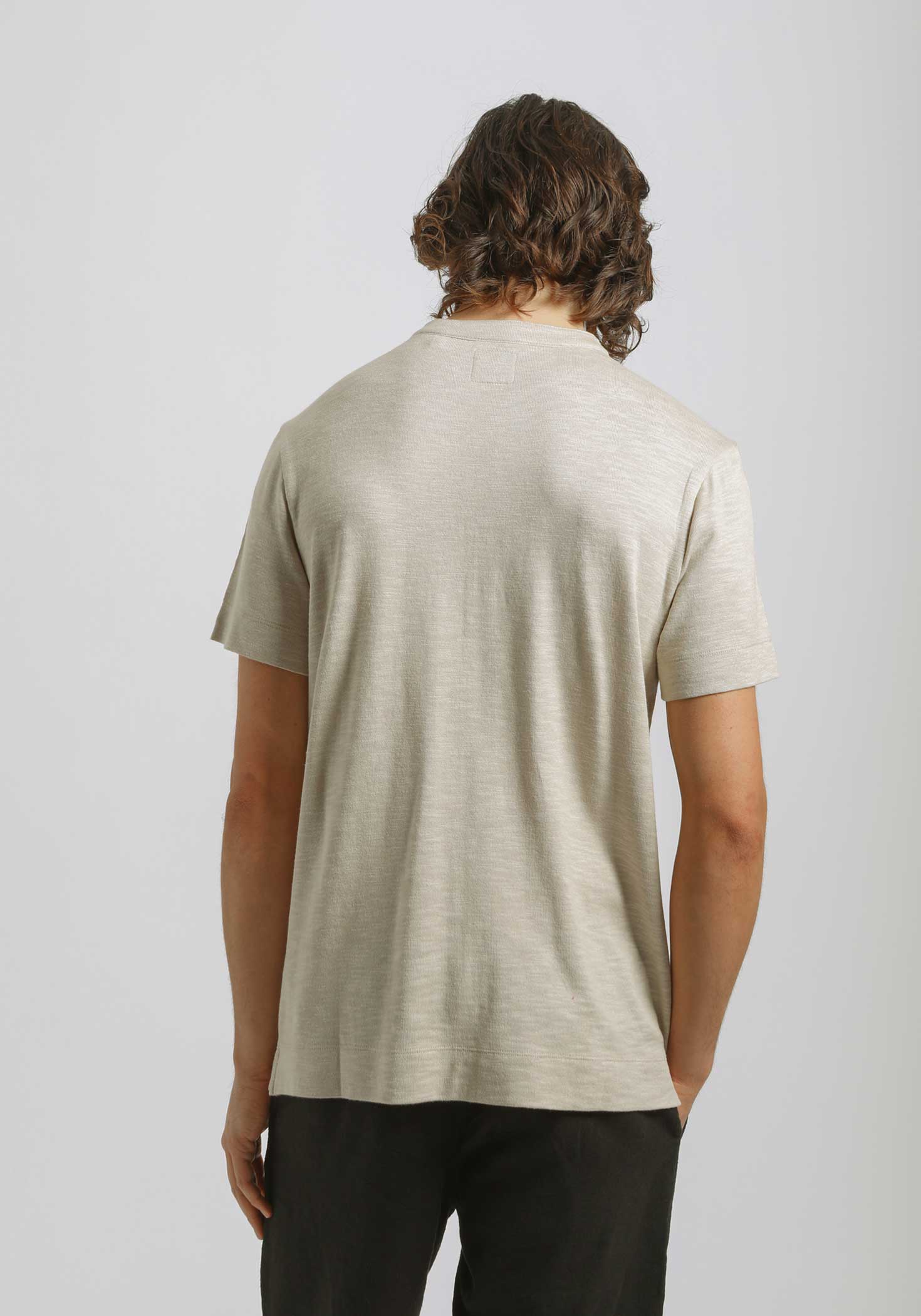 T-shirt effetto lino - Image 4