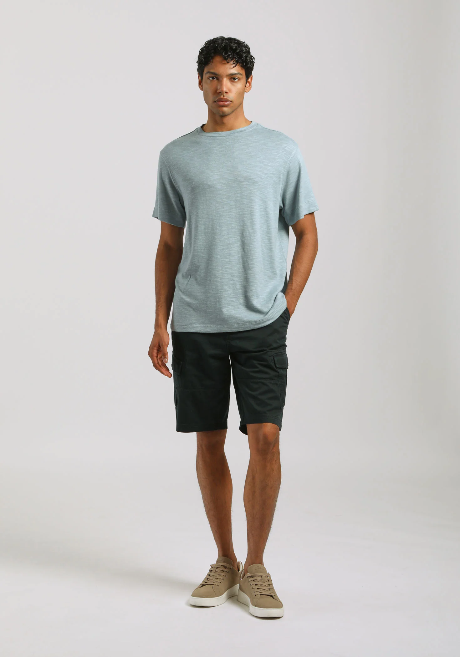 T-shirt effetto lino - Image 5