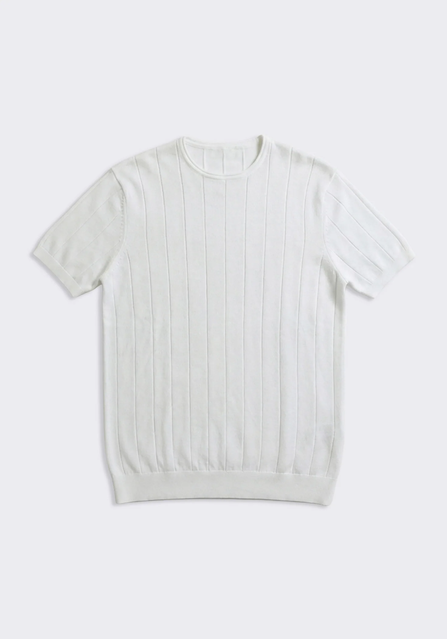 T-shirt in maglia a coste - Image 6