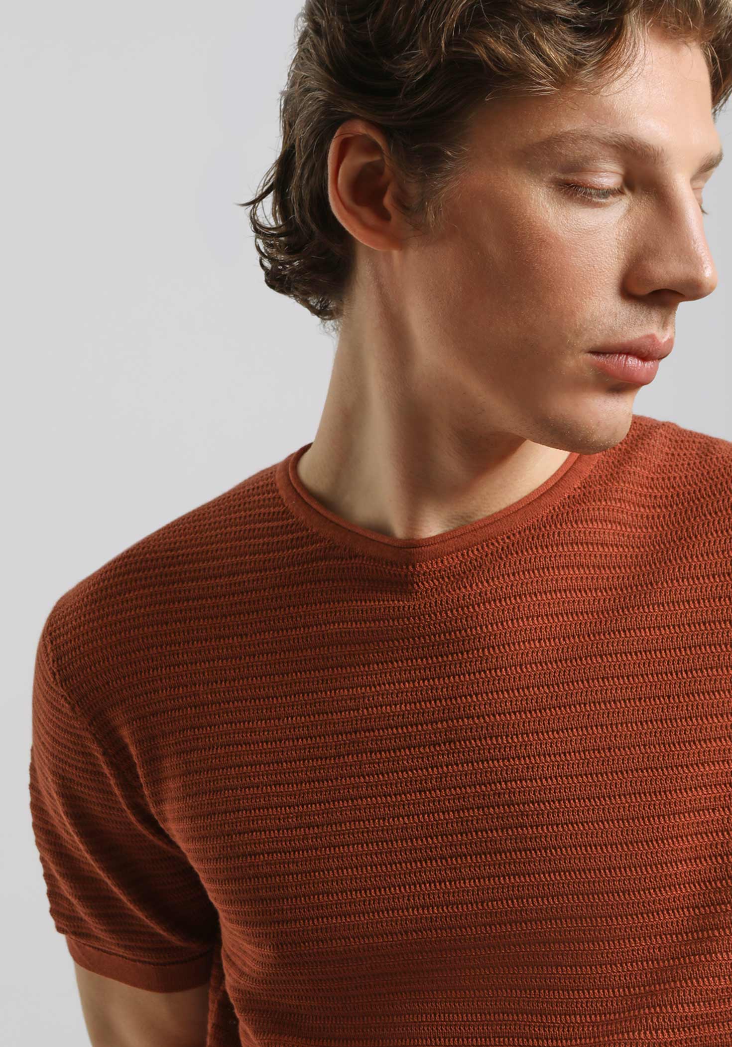 T-shirt in maglia forata - Image 2