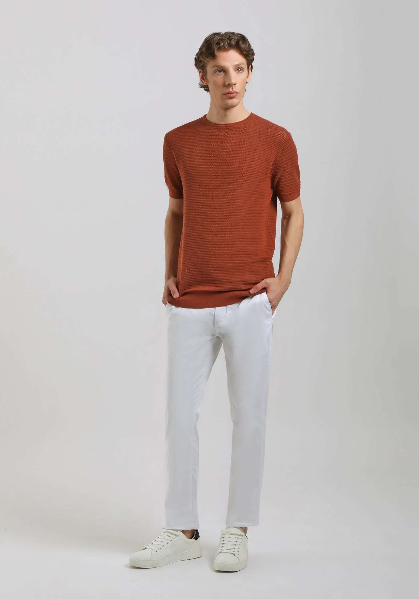 T-shirt in maglia forata - Image 5