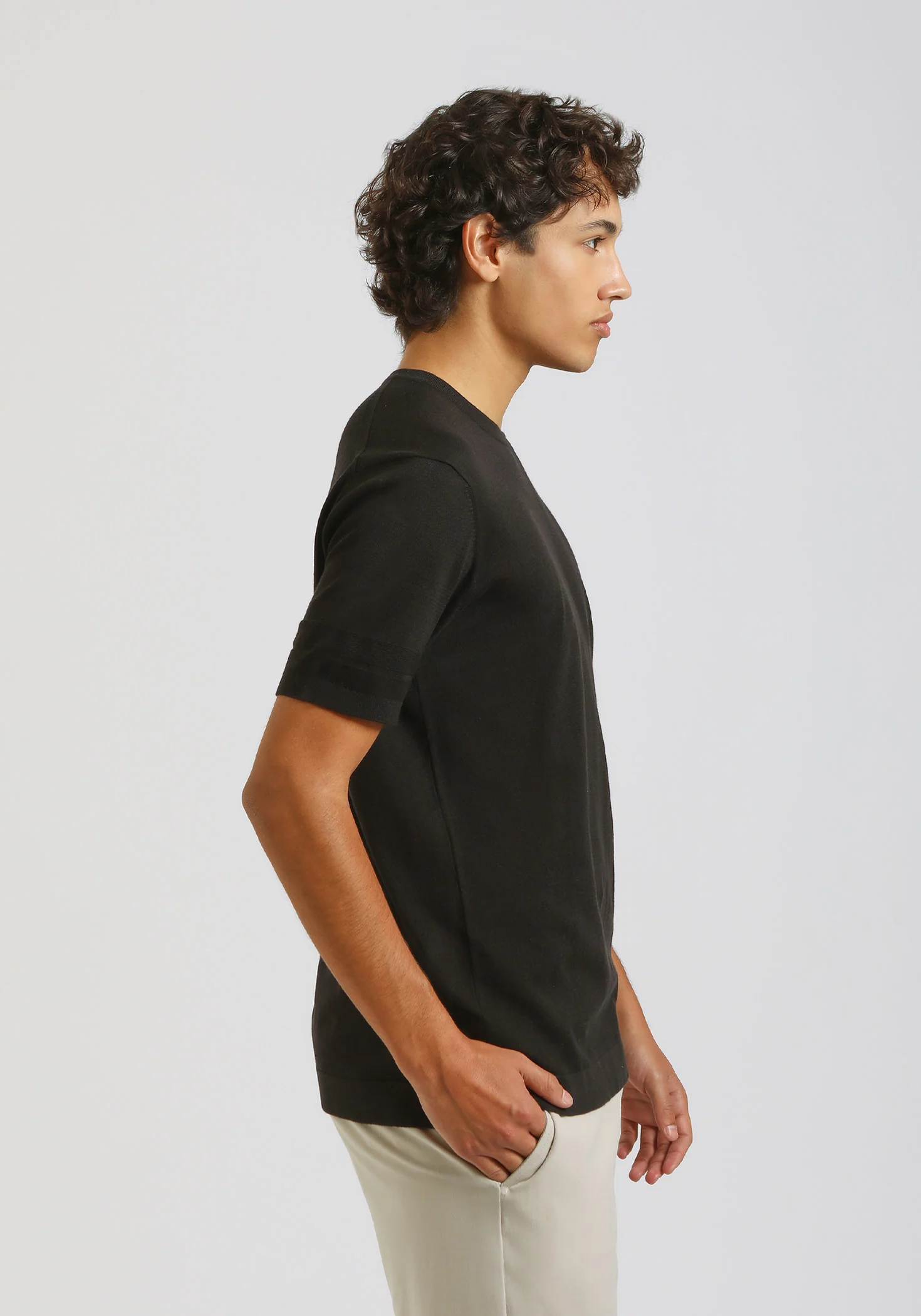 T-shirt in maglia - Image 3