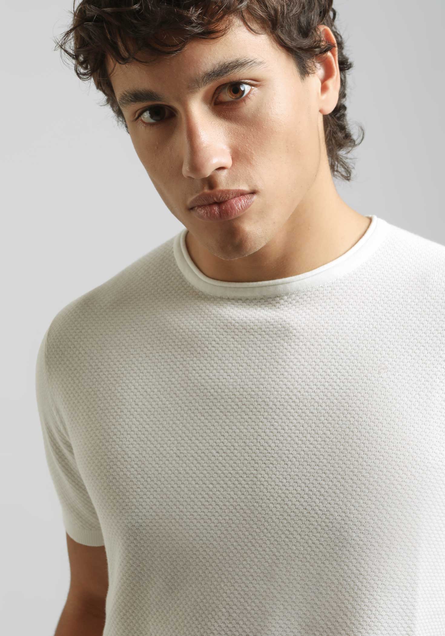 T-shirt in maglia - Image 2