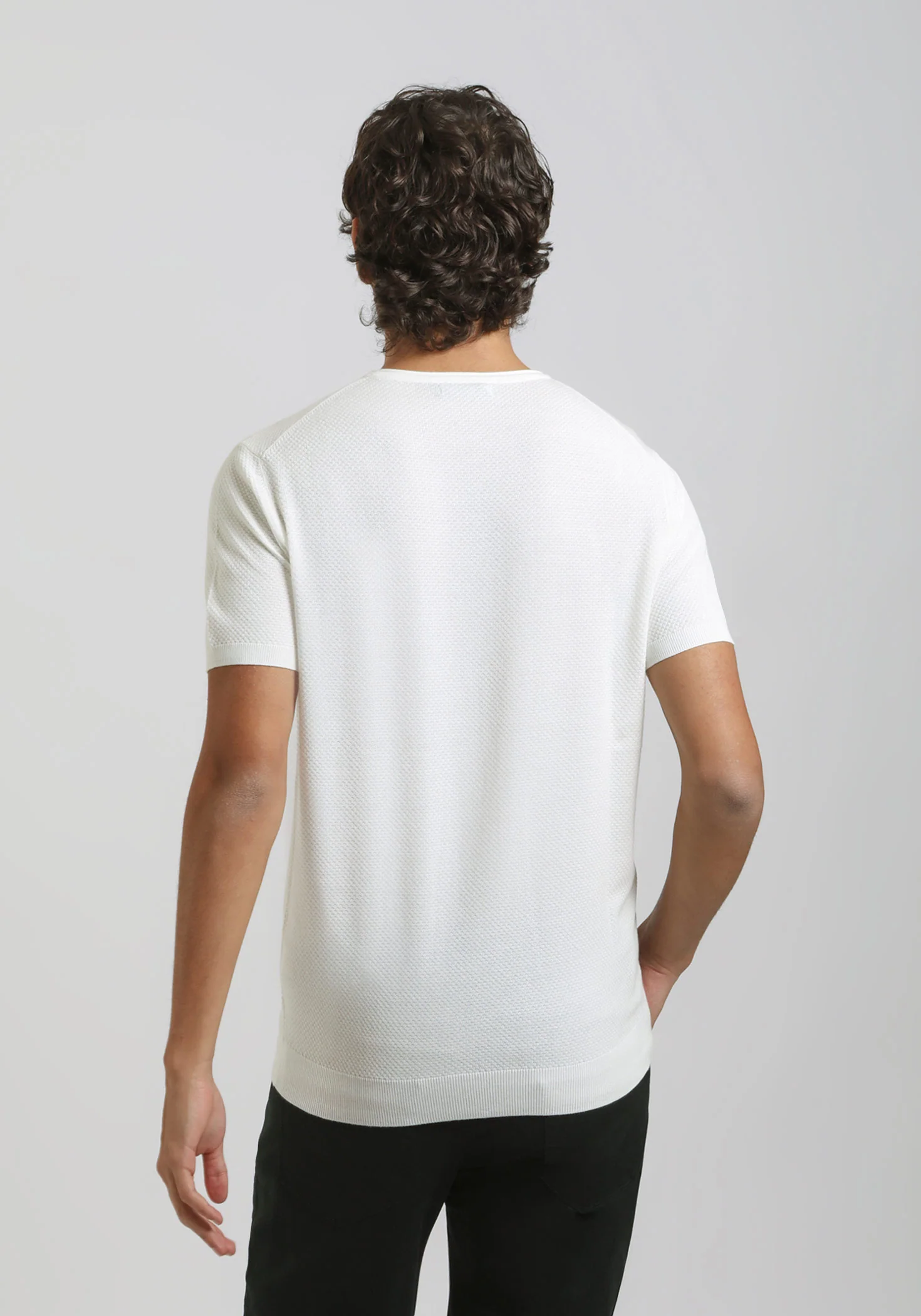 T-shirt in maglia - Image 4