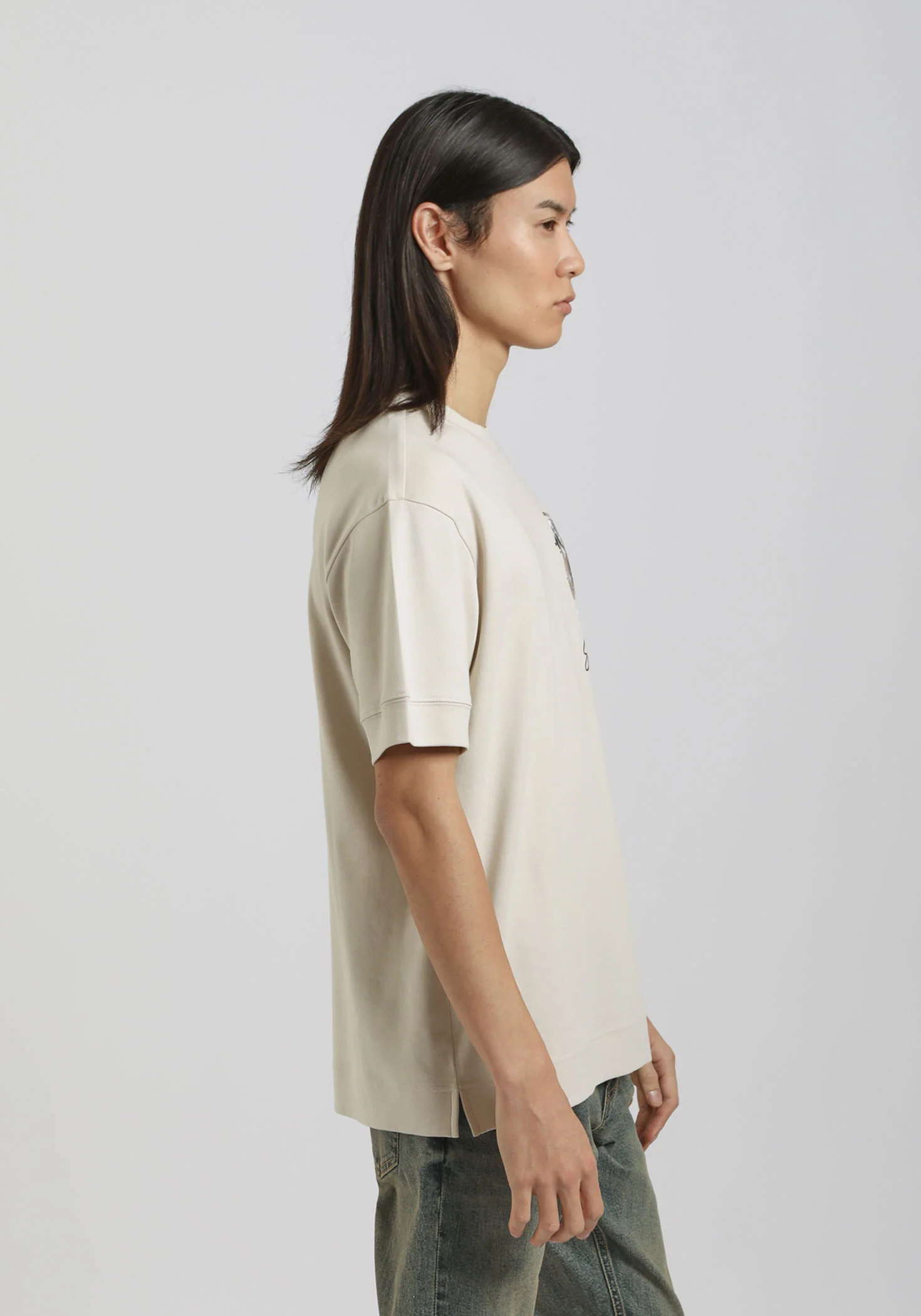 T-shirt over con stampa - Image 3