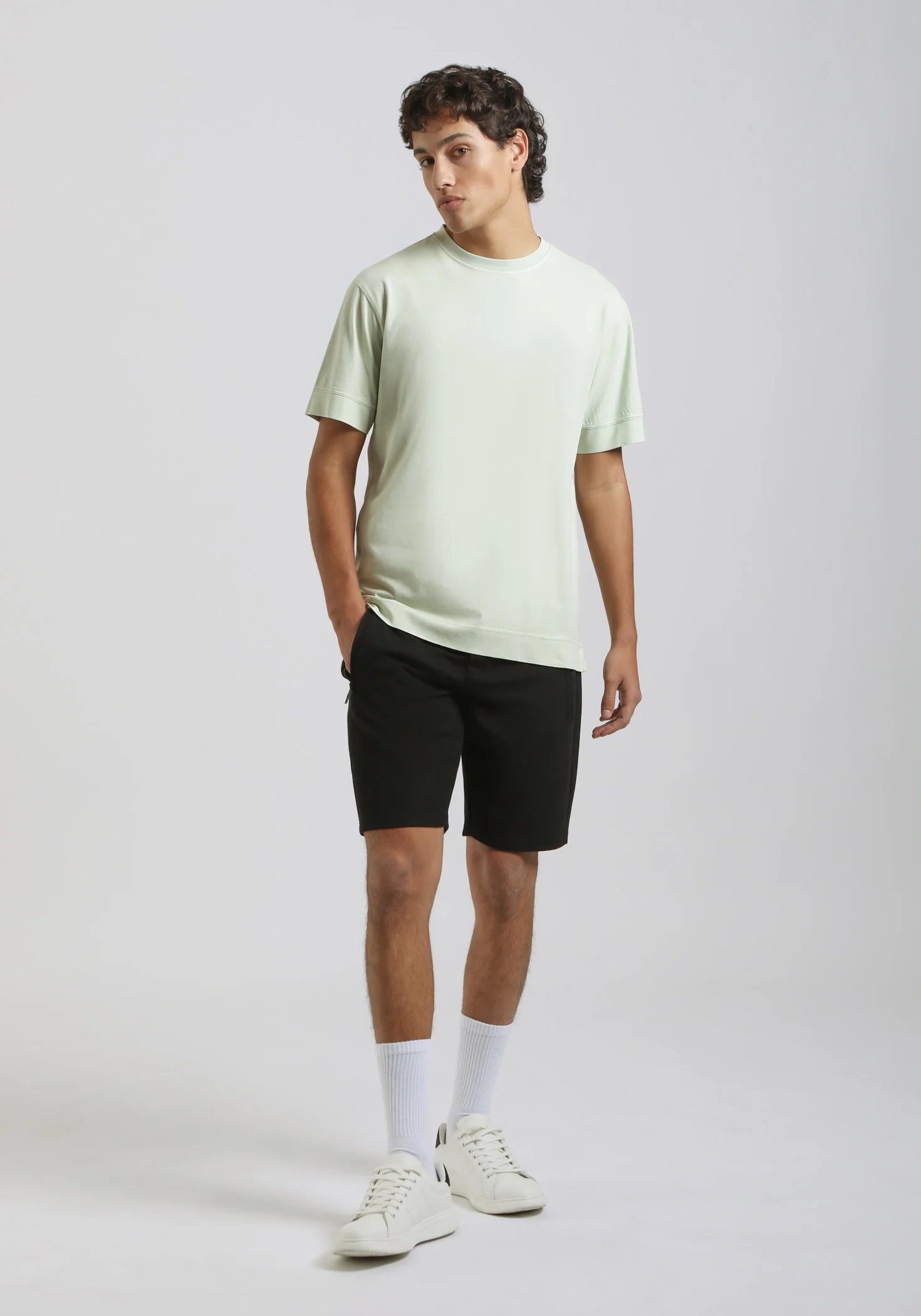 T-shirt strutturata 100% cotone - Image 5