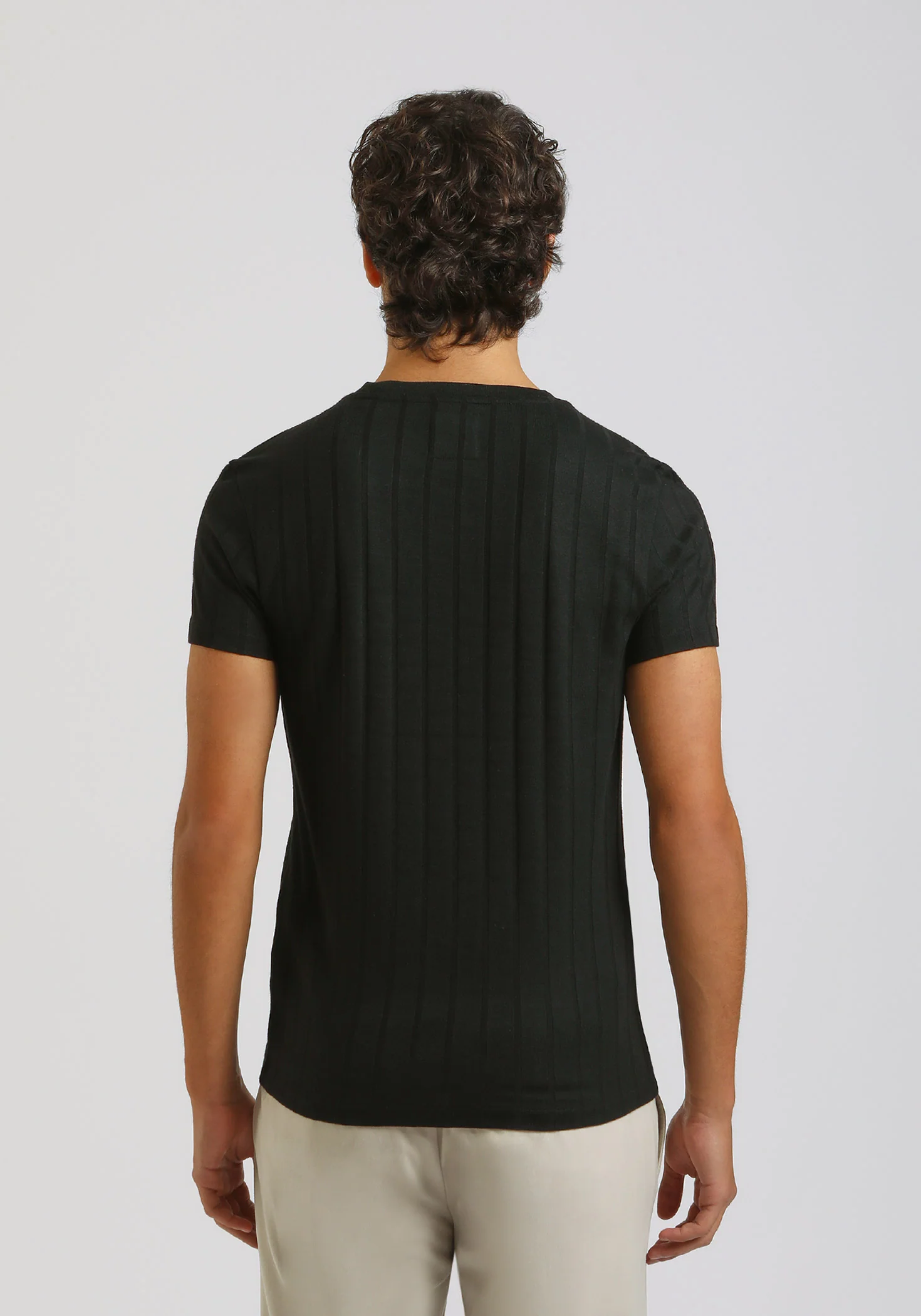 T-shirt viscosa a coste - Image 4